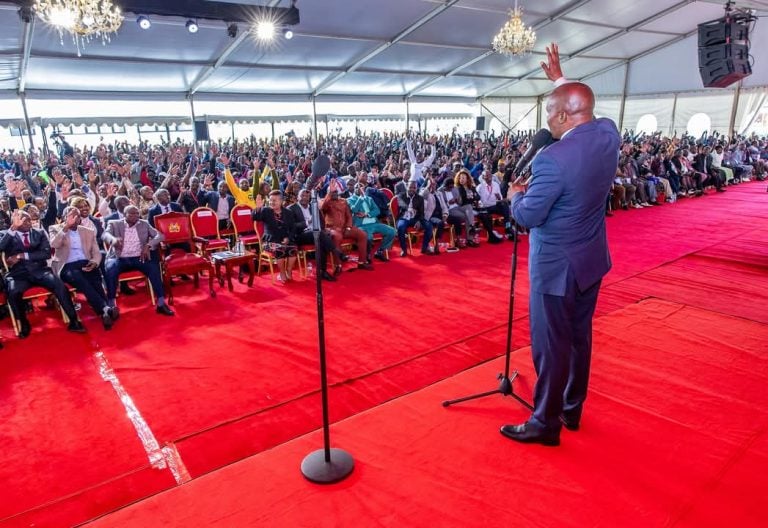 PHOTOS: Kindiki holds consultative meeting with Nyandarua leaders at his Karen residence